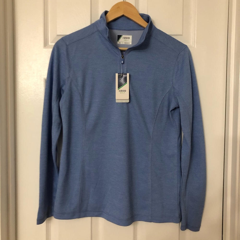 NWT Izod Golf Periwinkle Women’s Quarter Zip